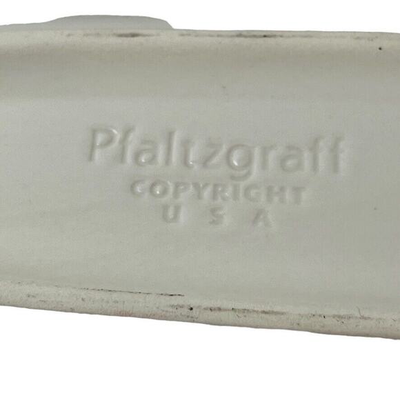 Pfaltzgraff Dishwasher Microwave Save Cream Stonewear Serving Dish Oval Bowl - Picture 2 of 16